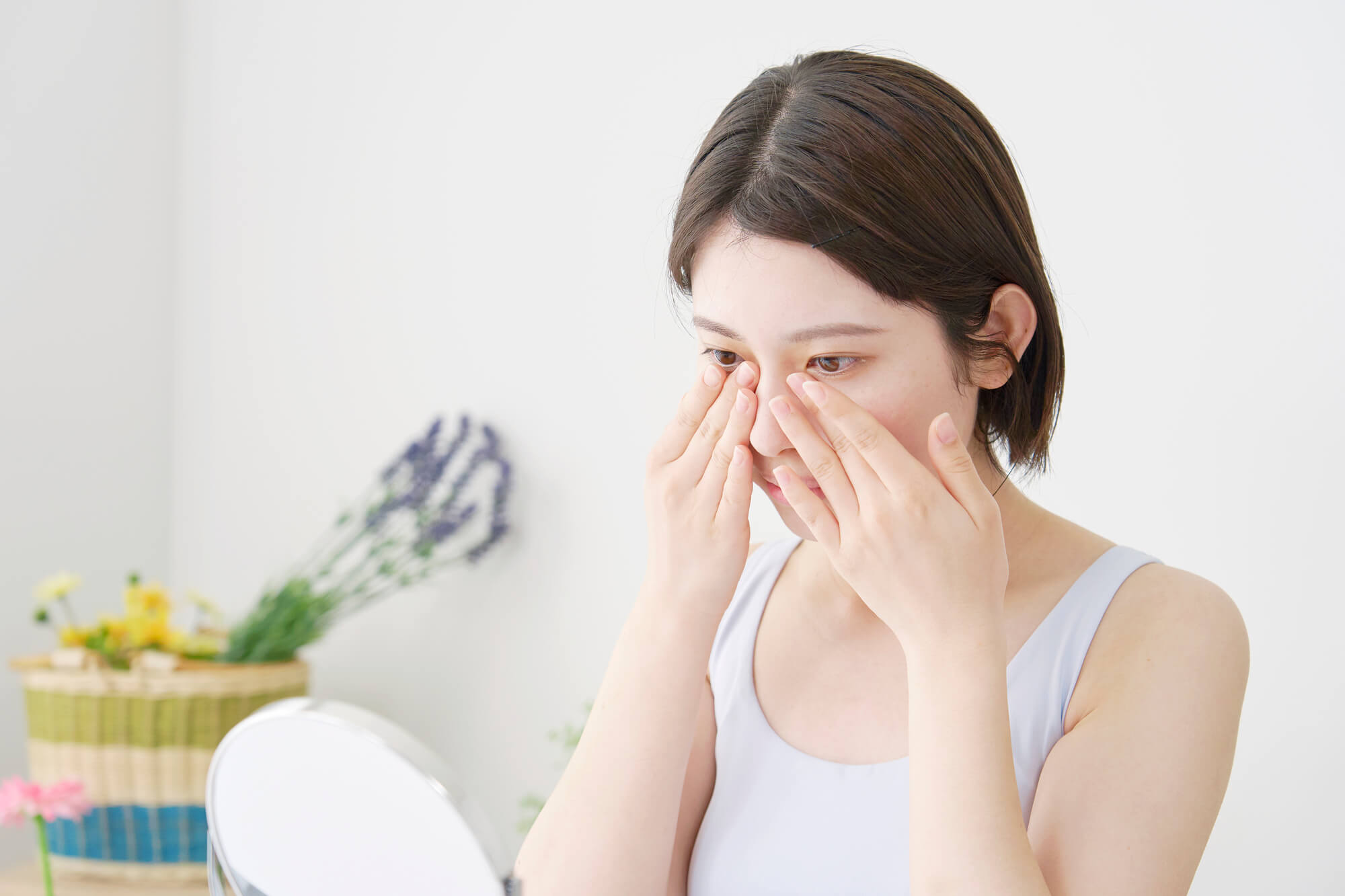 まぶたの小じわを対策する肌活のポイントのイメージ