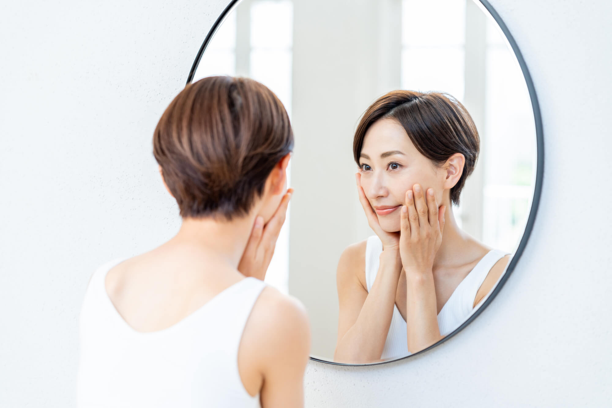 原因タイプ別！自宅でできるほうれい線ケアイメージ